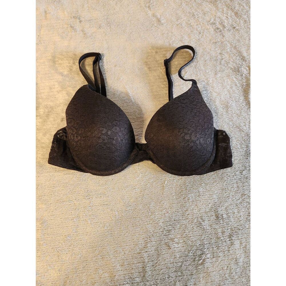 Victoria's Secret PINK size 34A Wear Everywhere Tshirt Bra Black